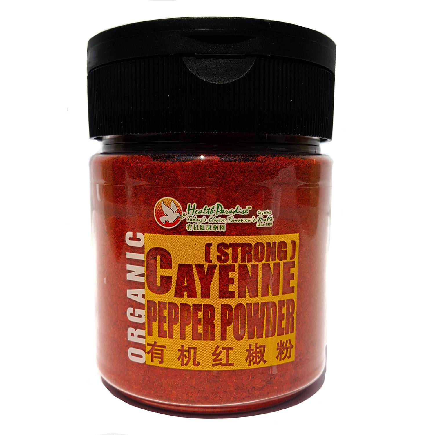 Health Paradise Organic Cayenne Pepper Powder (Strong) Btl 130g