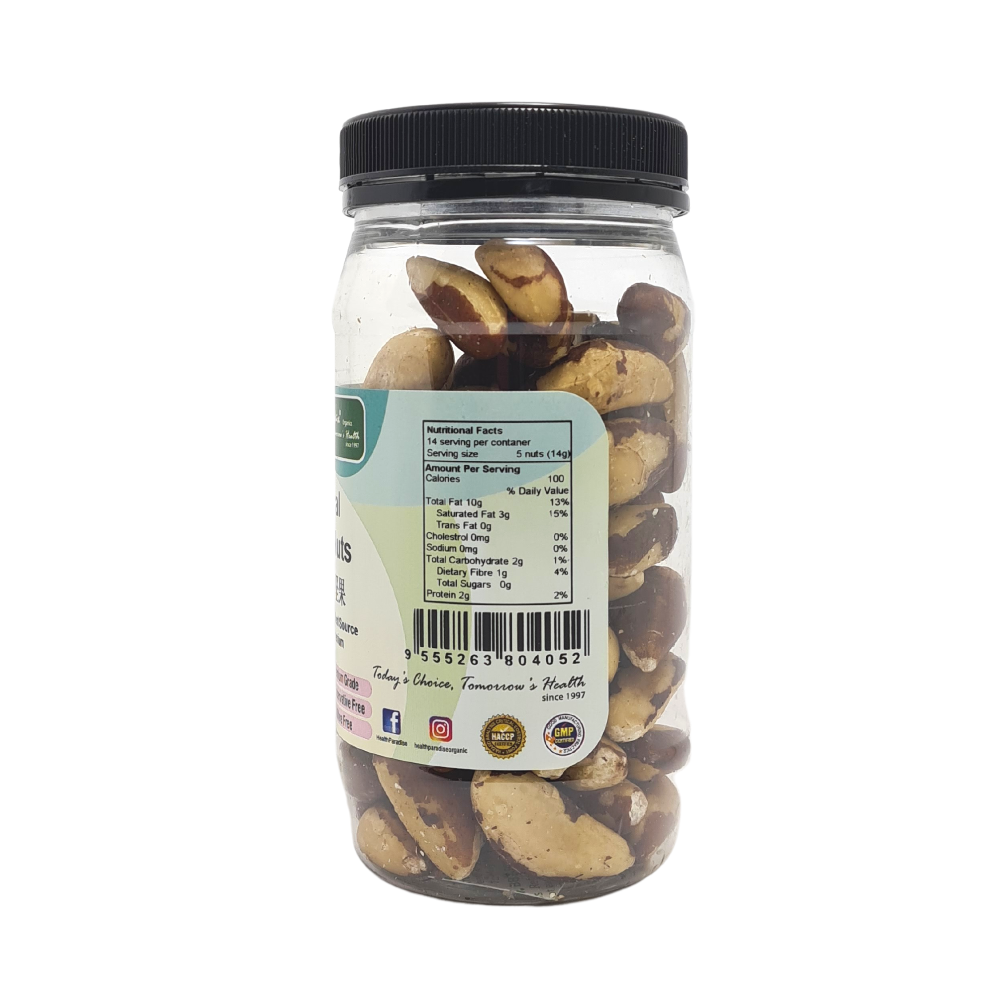 Health Paradise Natural Brazil Nuts 200g