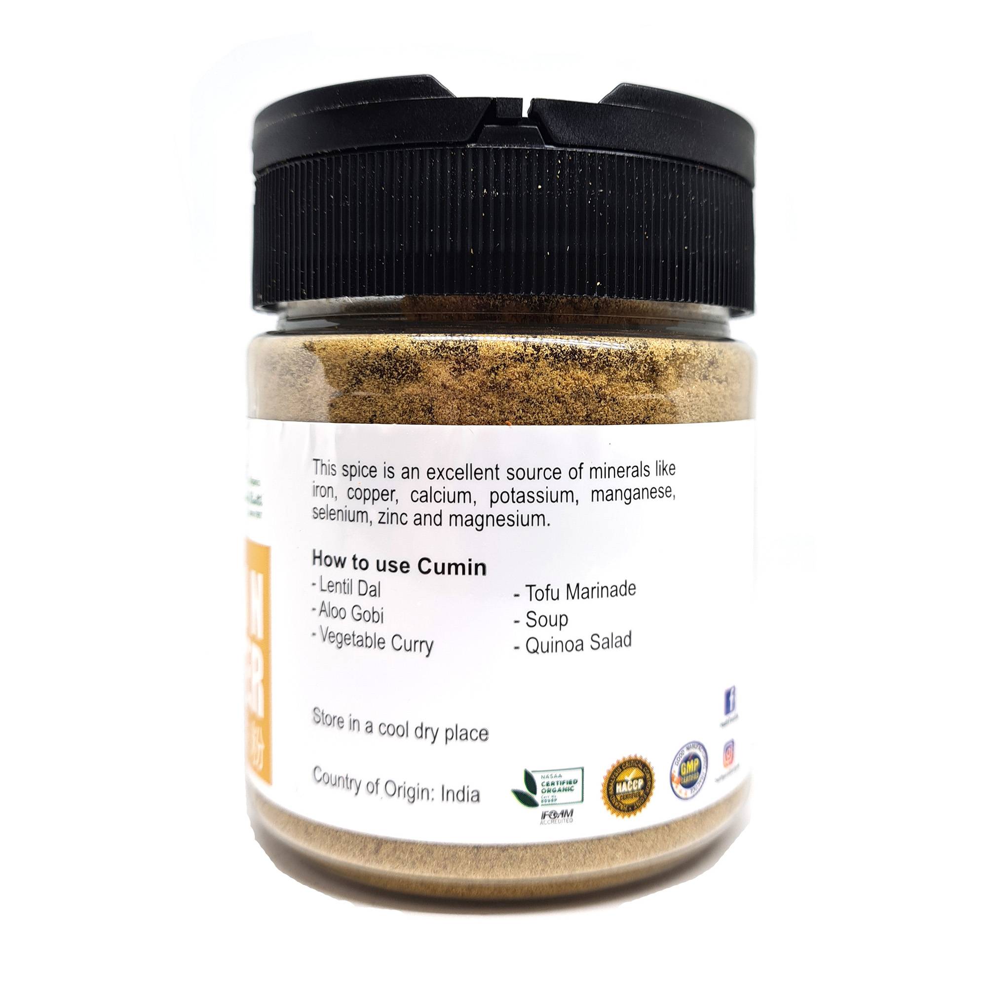 Health Paradise Organic Cumin Powder 100g