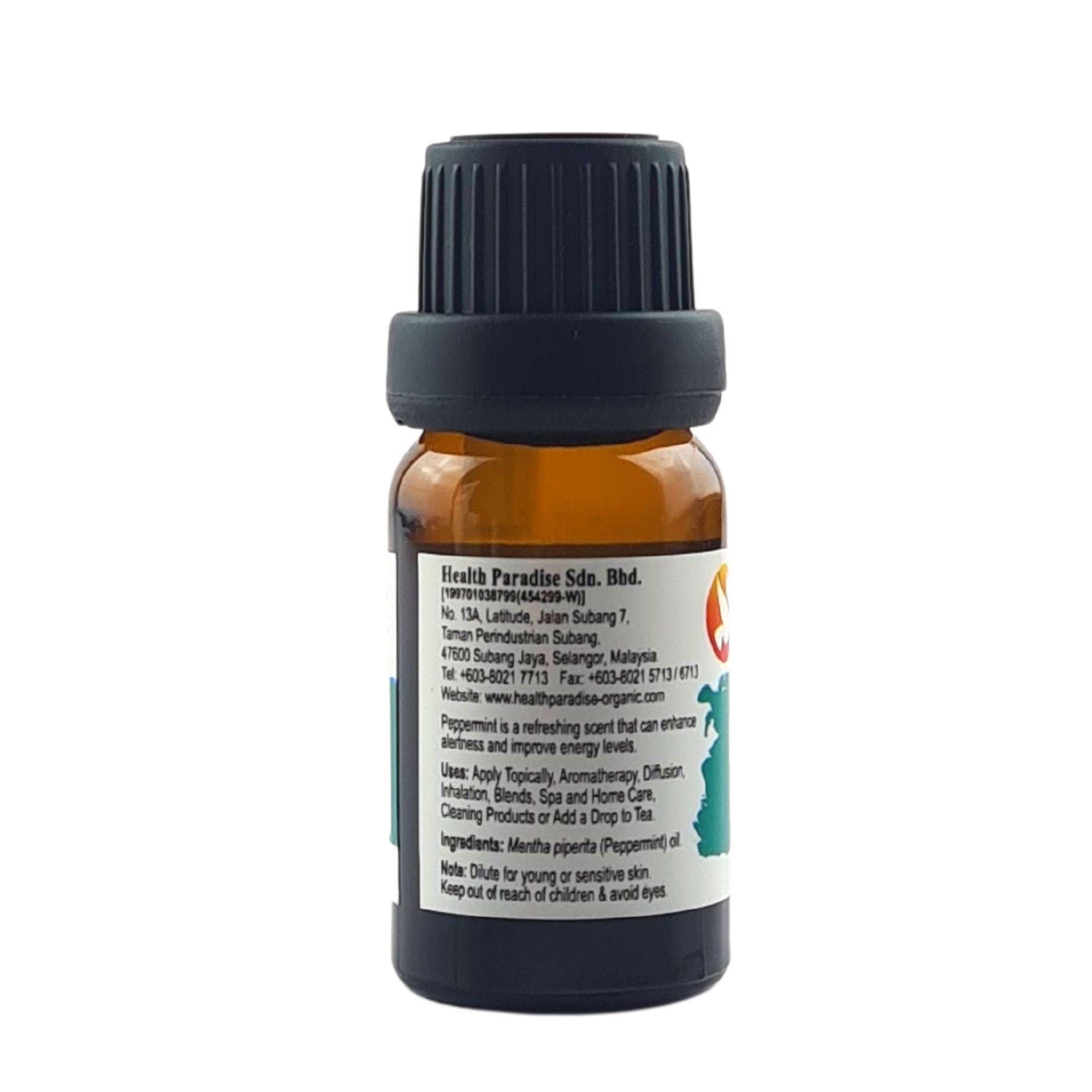 Health Paradise 100 Peppermint Essential Oil 10ml