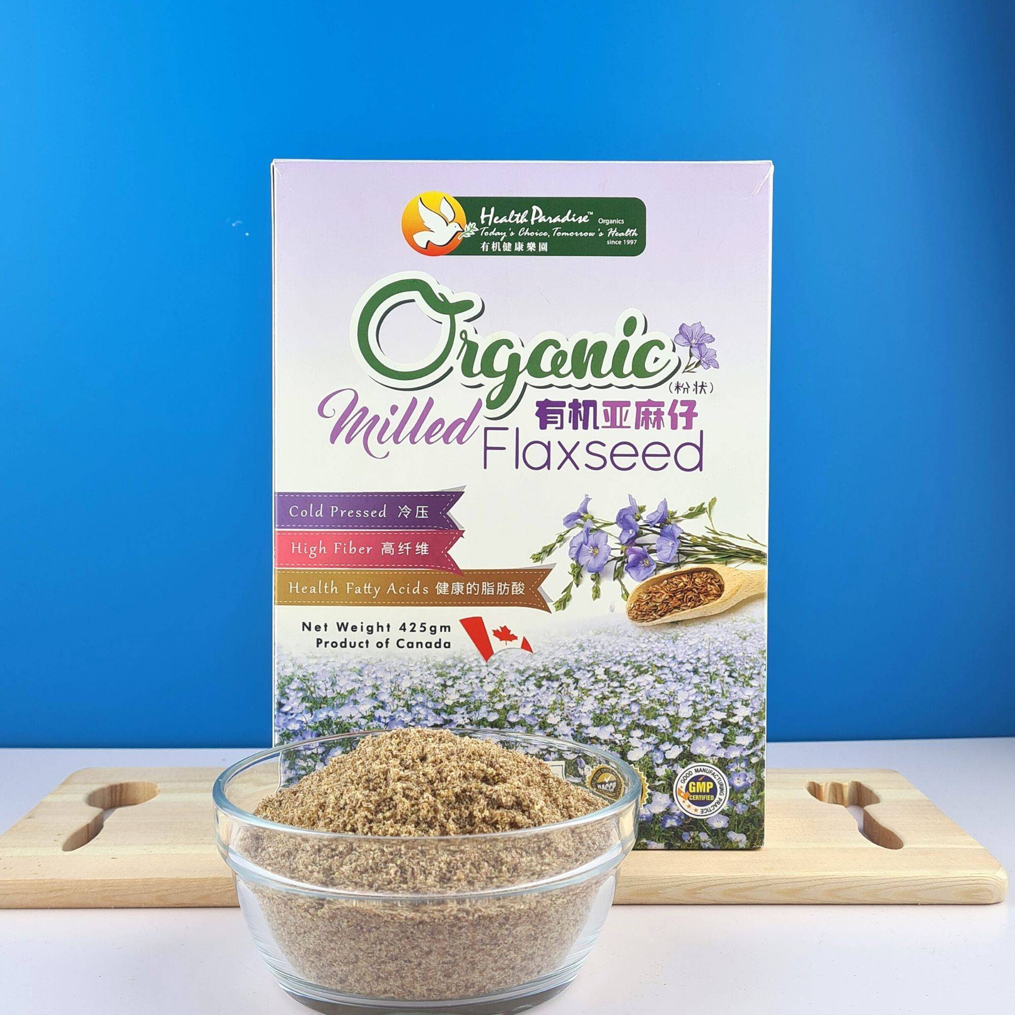 Health Paradise Organic Milled Flaxseed 425g