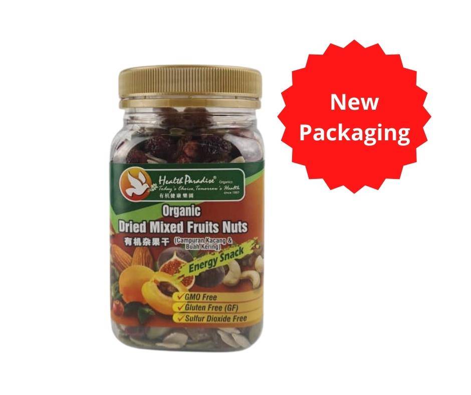 Health Paradise Organic Dried Mixed Fruit Nuts 200g