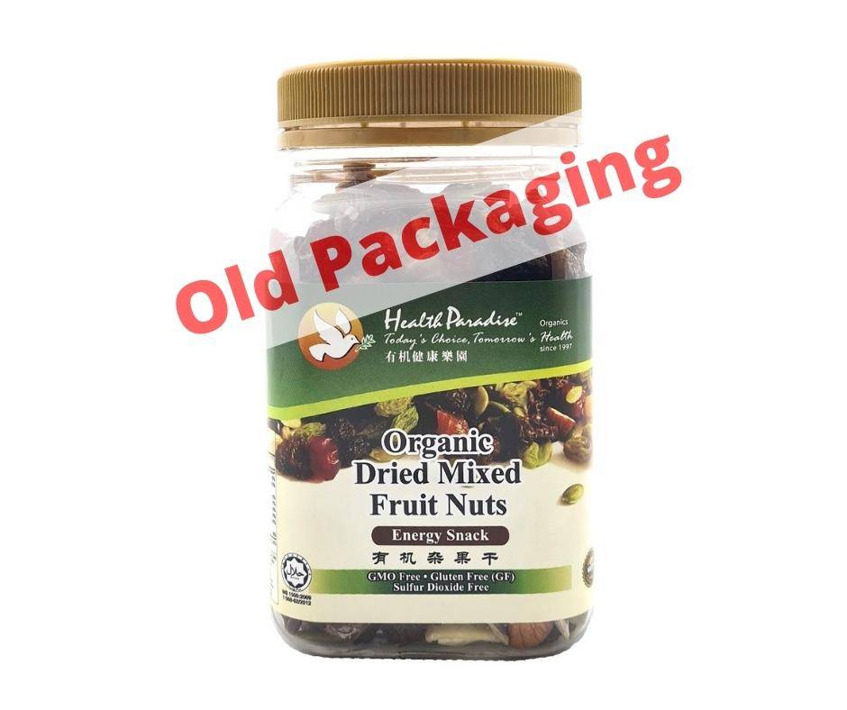 Health Paradise Organic Dried Mixed Fruit Nuts 200g