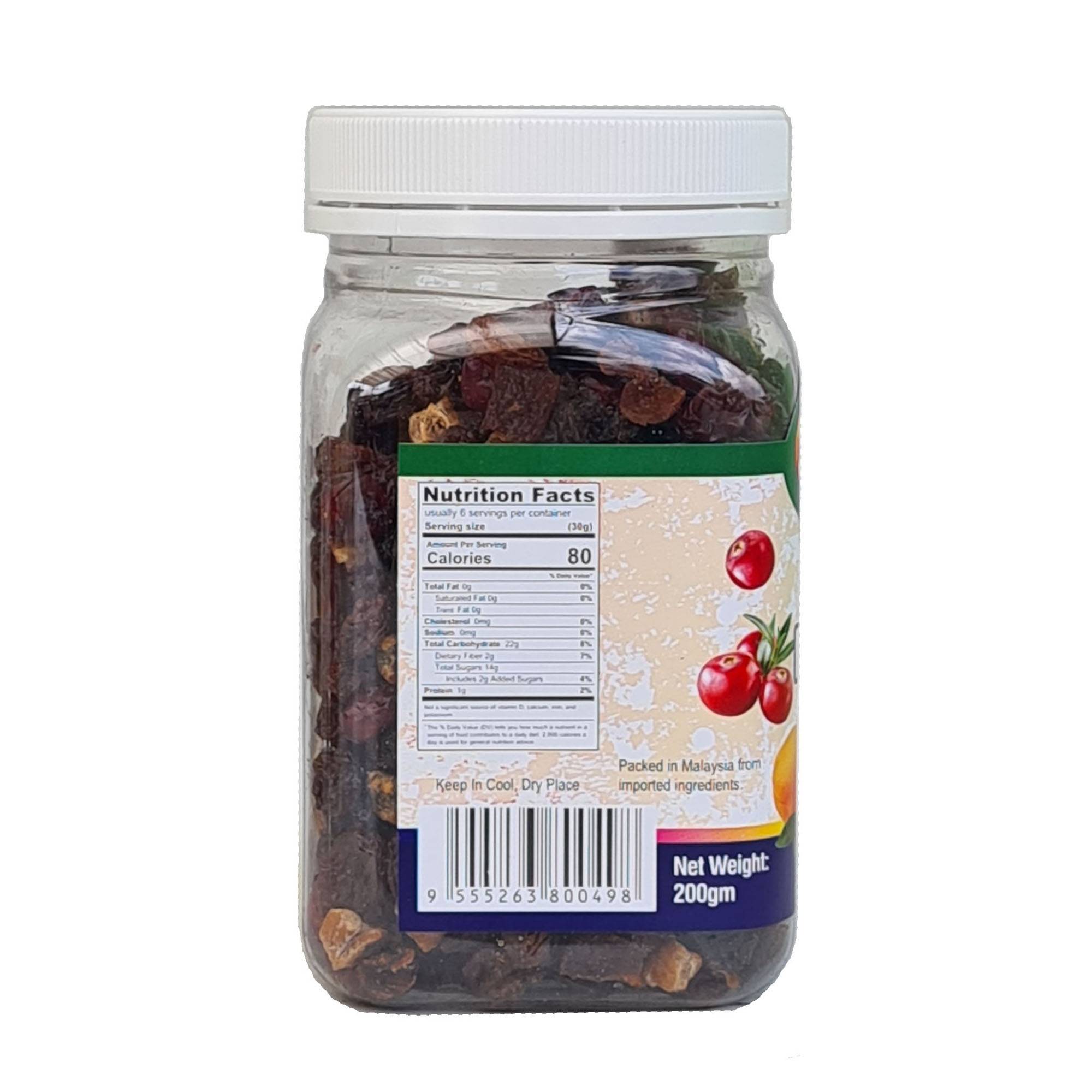 Health Paradise Organic Dried Mixed Fruits 200g