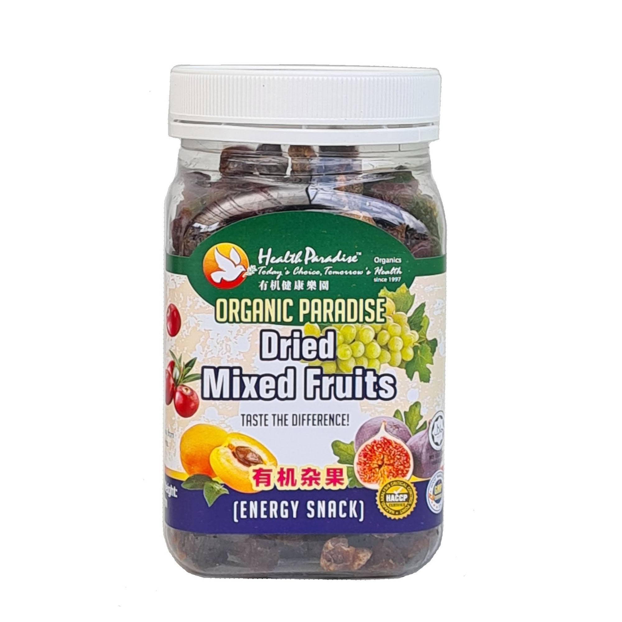 Health Paradise Organic Dried Mixed Fruits 200g